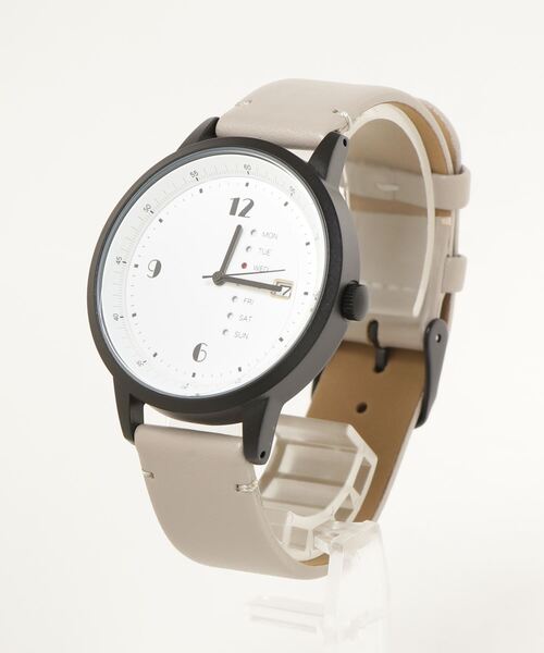 SETUP7（セットアップセブン）の「嬉しいカレンダー付◎【SETUP7】シンプルデザインクオーツペアウォッチ QKD052 FW（アナログ腕時計・レディース・ブラック/キャメル/ホワイト/グレー/ネイビー/ベージュ・FREE）」の10枚目の写真