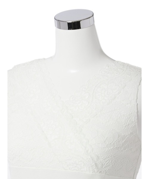 DRWCYS（ドロシーズ）の「デザインレースタンク（タンクトップ・レディース・ホワイト/ブラック・FREE）」の6枚目の写真