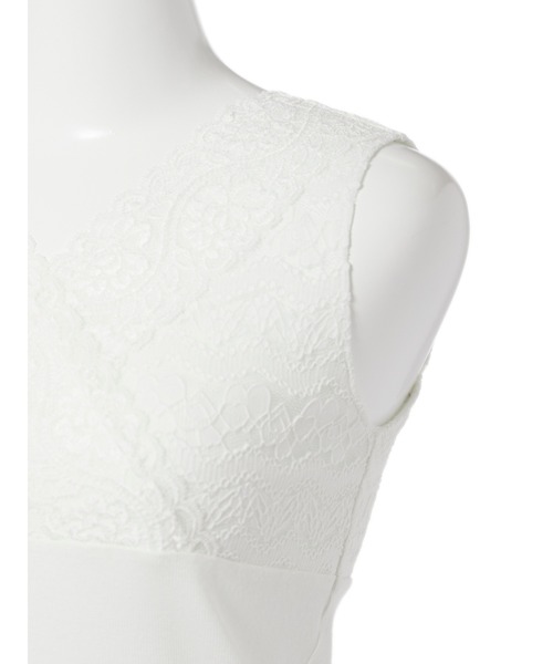 DRWCYS（ドロシーズ）の「デザインレースタンク（タンクトップ・レディース・ホワイト/ブラック・FREE）」の7枚目の写真