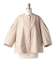 ✰美品✰Drawer コットンパッチポケットノーカラー ジャケット