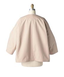 美品✰Drawer コットンパッチポケットノーカラー ジャケット 美品✰Drawer コットンパッチポケットノーカラー ジャケット