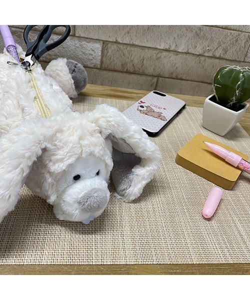 nici（ニキ）の「nici/フィギュアポーチ Winter15 ユキウサギ（おもちゃ・レディース・ホワイト・ONE SIZE）」の3枚目の写真