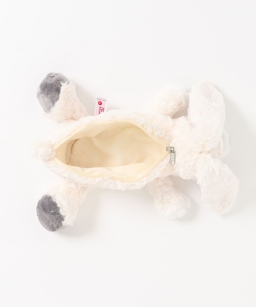 【生産終了】【美品】NICI ニキ ユキウサギ 特大 ぬいぐるみ PLAZA・MINiPLA限定🌟 Pinkカラーのふわふわボディのペンポーチ💕 人気