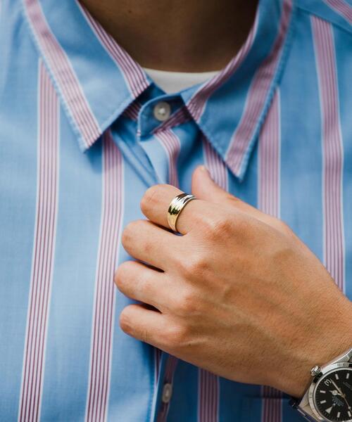 green label relaxing（グリーンレーベルリラクシング）の「SC GLR Nuance RING リング 指輪（リング・メンズ・ゴールド/シルバー・17/19/15 ）」の3枚目の写真
