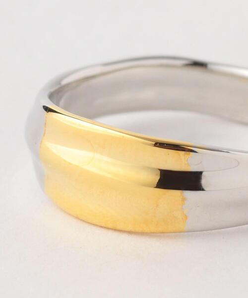 green label relaxing（グリーンレーベルリラクシング）の「SC GLR Nuance RING リング 指輪（リング・メンズ・ゴールド/シルバー・17/19/15 ）」の6枚目の写真