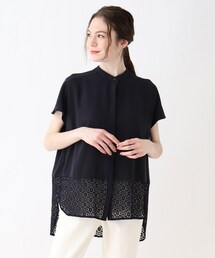 SHOO・LA・RUE | レースバンドカラーブラウス(シャツ/ブラウス)