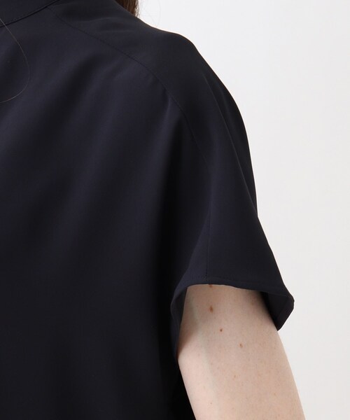 SHOO・LA・RUE（シューラルー）の「◆レースバンドカラーブラウス（シャツ/ブラウス・レディース・ホワイト/ダークネイビー・02/03/04）」の11枚目の写真