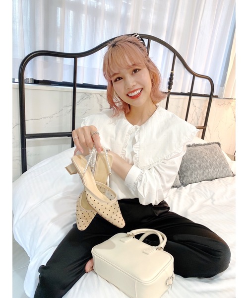 JUMELLE（ジュメロ）の「キルティングカラーブラウス（シャツ/ブラウス・レディース・ホワイト・FREE）」の13枚目の写真