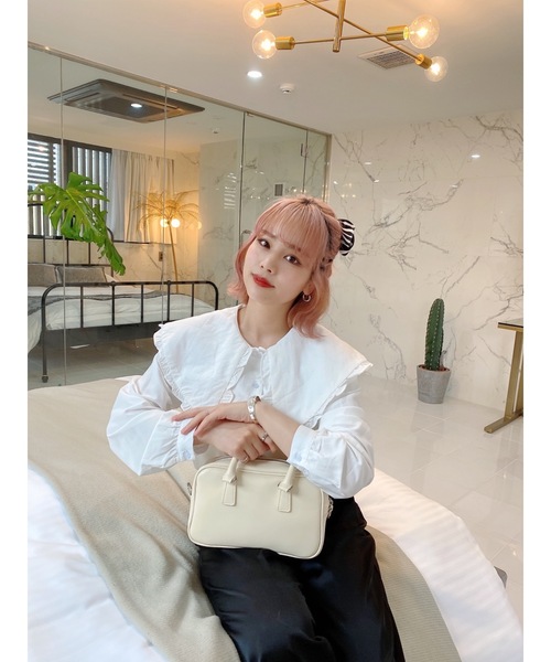 JUMELLE（ジュメロ）の「キルティングカラーブラウス（シャツ/ブラウス・レディース・ホワイト・FREE）」の7枚目の写真