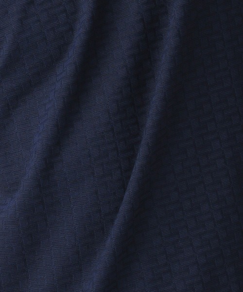 HIDEAWAYS NICOLE（ハイダウェイニコル）の「バスケット柄風VネックTシャツ（Tシャツ/カットソー・メンズ・ホワイト/ブラック/ネイビー/ボルドー・MEDIUM/LARGE/X-LARGE）」の15枚目の写真