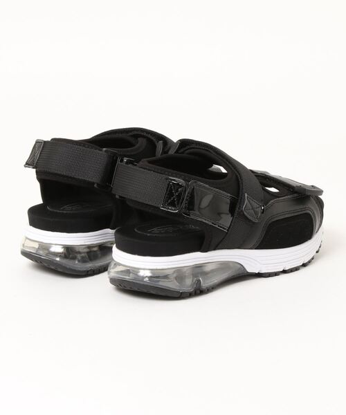 Realta（レアルタ）の「Realta(レアルタ) ダブルベルトベルクロエアー底スポーツ サンダル（サンダル・レディース・ブラック/グレー・S/LL/M/L）」の3枚目の写真