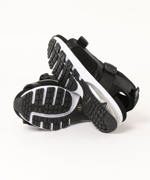 Realta（レアルタ）の「Realta(レアルタ) ダブルベルトベルクロエアー底スポーツ サンダル（サンダル・レディース・ブラック/グレー・S/LL/M/L）」の4枚目の写真