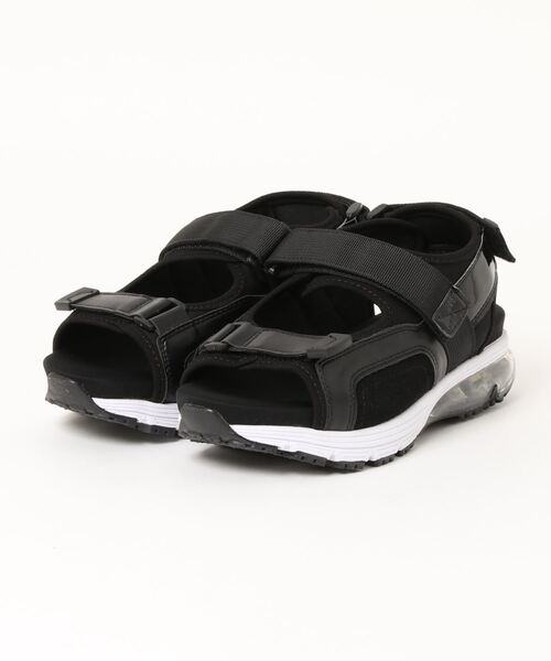 Realta（レアルタ）の「Realta(レアルタ) ダブルベルトベルクロエアー底スポーツ サンダル（サンダル・レディース・ブラック/グレー・S/LL/M/L）」の5枚目の写真