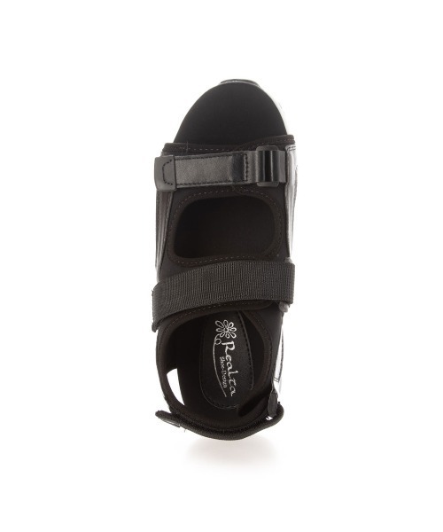 Realta（レアルタ）の「Realta(レアルタ) ダブルベルトベルクロエアー底スポーツ サンダル（サンダル・レディース・ブラック/グレー・S/LL/M/L）」の12枚目の写真