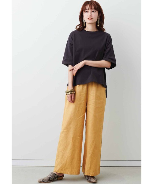 MEDE19F（メデジュウキュウ）の「ＭＥＤＥ１９Ｆ　トルコオーガニックコットンＴシャツ（Tシャツ/カットソー・レディース・ホワイト/チャコール・XX-LARGE/X-LARGE/LARGE/MEDIUM）」の6枚目の写真