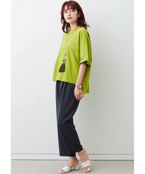 MEDE19F（メデジュウキュウ）の「ＭＥＤＥ１９Ｆ　トルコオーガニックコットンＴシャツ（Tシャツ/カットソー・レディース・ホワイト/チャコール・XX-LARGE/X-LARGE/LARGE/MEDIUM）」の9枚目の写真
