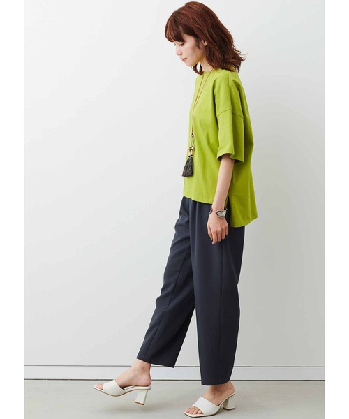 MEDE19F（メデジュウキュウ）の「ＭＥＤＥ１９Ｆ　トルコオーガニックコットンＴシャツ（Tシャツ/カットソー・レディース・ホワイト/チャコール・XX-LARGE/X-LARGE/LARGE/MEDIUM）」の10枚目の写真