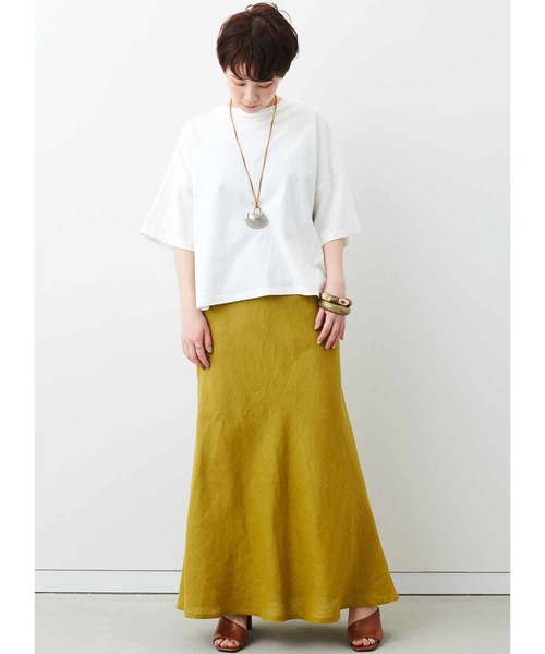 MEDE19F（メデジュウキュウ）の「ＭＥＤＥ１９Ｆ　トルコオーガニックコットンＴシャツ（Tシャツ/カットソー・レディース・ホワイト/チャコール・XX-LARGE/X-LARGE/LARGE/MEDIUM）」の12枚目の写真