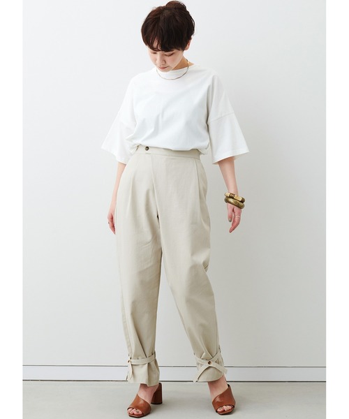 MEDE19F（メデジュウキュウ）の「ＭＥＤＥ１９Ｆ　トルコオーガニックコットンＴシャツ（Tシャツ/カットソー・レディース・ホワイト/チャコール・XX-LARGE/X-LARGE/LARGE/MEDIUM）」の13枚目の写真