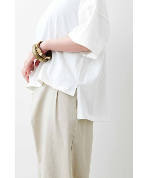 MEDE19F（メデジュウキュウ）の「ＭＥＤＥ１９Ｆ　トルコオーガニックコットンＴシャツ（Tシャツ/カットソー・レディース・ホワイト/チャコール・XX-LARGE/X-LARGE/LARGE/MEDIUM）」の19枚目の写真
