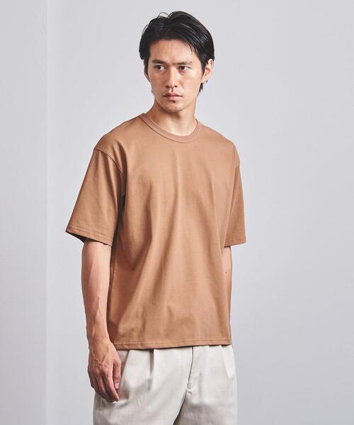UNITED ARROWS（ユナイテッドアローズ）の「【WEB限定】＜UNITED ARROWS＞ コットン/ポリエステル カラー Tシャツ（Tシャツ/カットソー・メンズ・ホワイト/ライトグレー/ライトブルー/ブラック/ベージュ/オフホワイト/ダークグレー/ライトピンク/ケリー/ロイヤルブルー・SMALL/MEDIUM/LARGE/X-LARGE）」の6枚目の写真