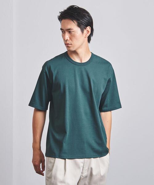 UNITED ARROWS（ユナイテッドアローズ）の「【WEB限定】＜UNITED ARROWS＞ コットン/ポリエステル カラー Tシャツ（Tシャツ/カットソー・メンズ・ホワイト/ライトグレー/ライトブルー/ブラック/ベージュ/オフホワイト/ダークグレー/ライトピンク/ケリー/ロイヤルブルー・SMALL/MEDIUM/LARGE/X-LARGE）」の7枚目の写真