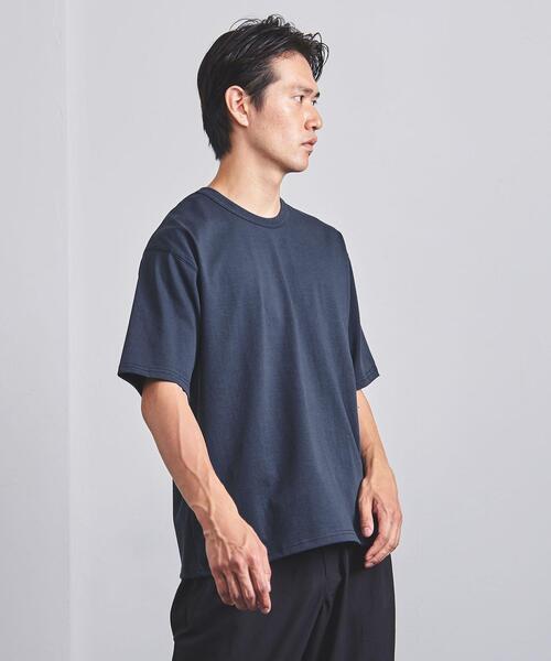 UNITED ARROWS（ユナイテッドアローズ）の「【WEB限定】＜UNITED ARROWS＞ コットン/ポリエステル カラー Tシャツ（Tシャツ/カットソー・メンズ・ホワイト/ライトグレー/ライトブルー/ブラック/ベージュ/オフホワイト/ダークグレー/ライトピンク/ケリー/ロイヤルブルー・SMALL/MEDIUM/LARGE/X-LARGE）」の9枚目の写真
