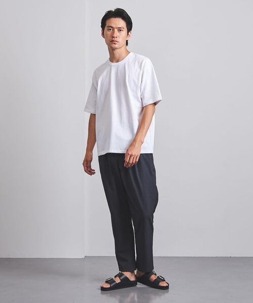 UNITED ARROWS（ユナイテッドアローズ）の「【WEB限定】＜UNITED ARROWS＞ コットン/ポリエステル カラー Tシャツ（Tシャツ/カットソー・メンズ・ホワイト/ライトグレー/ライトブルー/ブラック/ベージュ/オフホワイト/ダークグレー/ライトピンク/ケリー/ロイヤルブルー・SMALL/MEDIUM/LARGE/X-LARGE）」の21枚目の写真