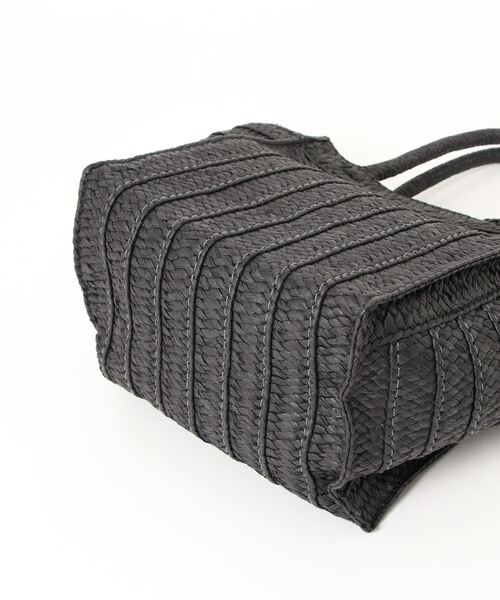 BASE（ベース）の「レディース カゴ トートバッグ（かごバッグ・レディース・ベージュ/ブラック/グレー系その他/ベージュ系その他/グレー/ピンク・FREE）」の11枚目の写真