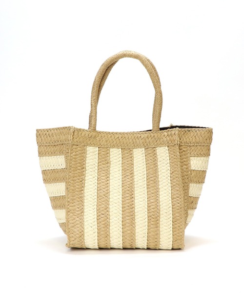 BASE（ベース）の「レディース カゴ トートバッグ（かごバッグ・レディース・ベージュ/ブラック/グレー系その他/ベージュ系その他/グレー/ピンク・FREE）」の18枚目の写真