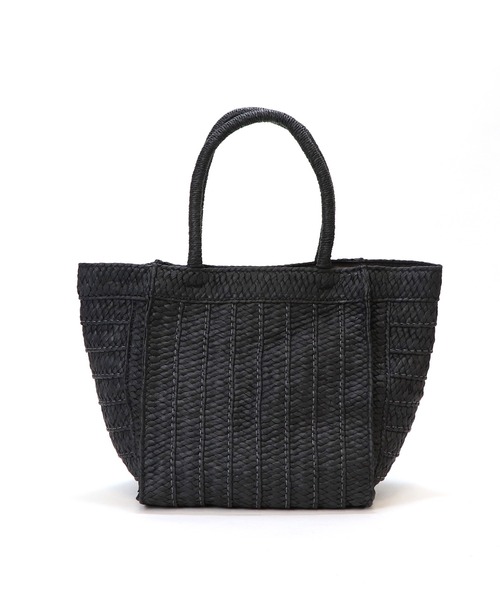 BASE（ベース）の「レディース カゴ トートバッグ（かごバッグ・レディース・ベージュ/ブラック/グレー系その他/ベージュ系その他/グレー/ピンク・FREE）」の7枚目の写真