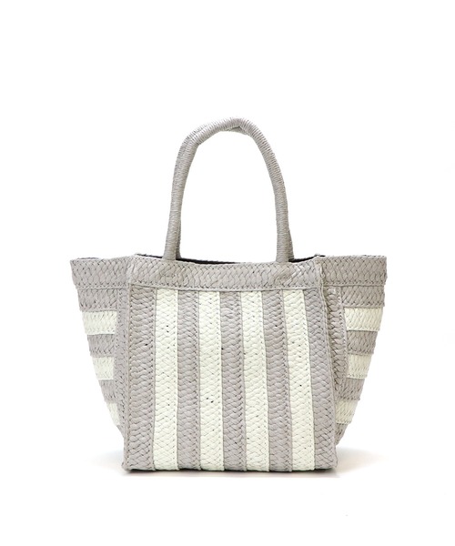 BASE（ベース）の「レディース カゴ トートバッグ（かごバッグ・レディース・ベージュ/ブラック/グレー系その他/ベージュ系その他/グレー/ピンク・FREE）」の10枚目の写真