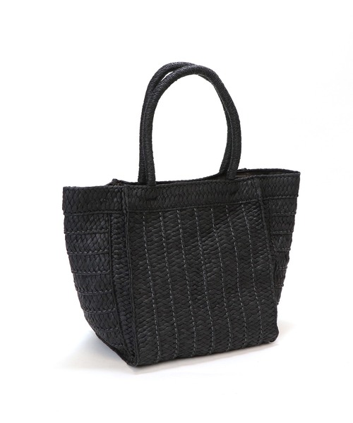 BASE（ベース）の「レディース カゴ トートバッグ（かごバッグ・レディース・ベージュ/ブラック/グレー系その他/ベージュ系その他/グレー/ピンク・FREE）」の21枚目の写真