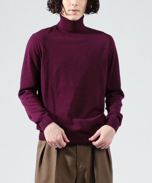 TOMORROWLAND スーパーファインメリノウール タートルネック TOMORROWLAND TRICOT スーパーファインメリノウール