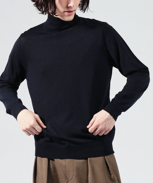セール】スーパーファインメリノウール タートルネック（ニット