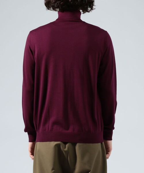 TOMORROWLAND (トゥモローランド)の「スーパーファインメリノウール タートルネック(ニット/セーター・メンズ・ホワイト/ブラック/パープル/ネイビー/ブラウン/グレー・S/M/L/XS)」の15枚目の写真