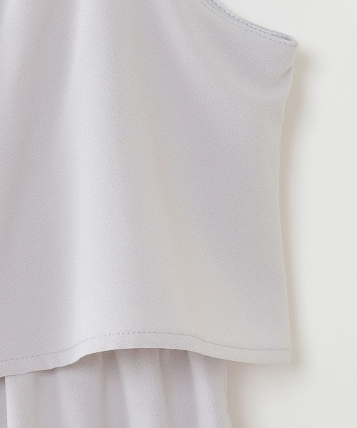 ikka（イッカ）の「フレアキャミオールインワン（120~160cm）（つなぎ/オールインワン・キッズ・ライトグレー/ブラック・120/130/140/150/160）」の7枚目の写真