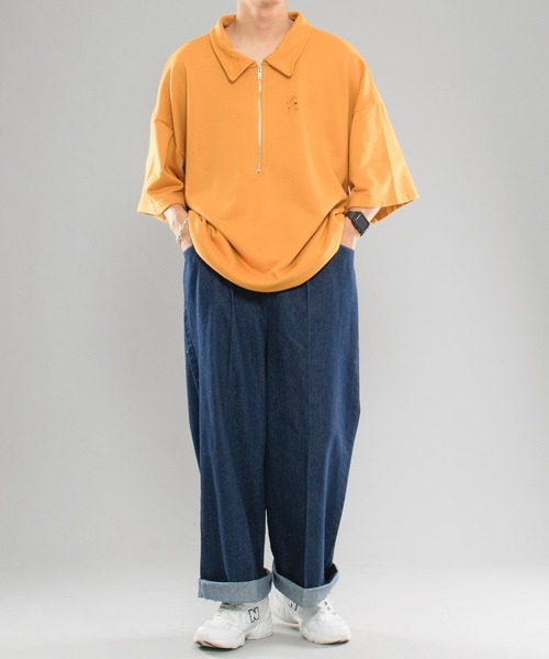 kutir(クティール)の「センタープレスワイドデニムパンツ(デニムパンツ・メンズ・ライトブルー/インディゴブルー・SMALL/MEDIUM/LARGE)」の22枚目の写真