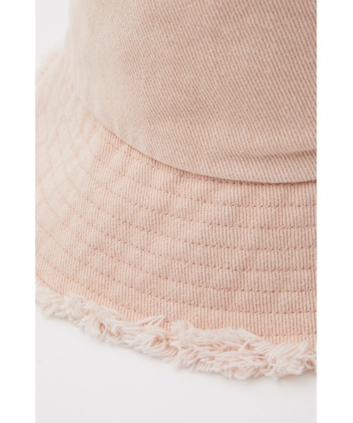SLY(スライ)の「WASHED BUCKET HAT バケット ハット(ハット・レディース・ライトピンク/アイボリー/ブラック・FREE)」の5枚目の写真
