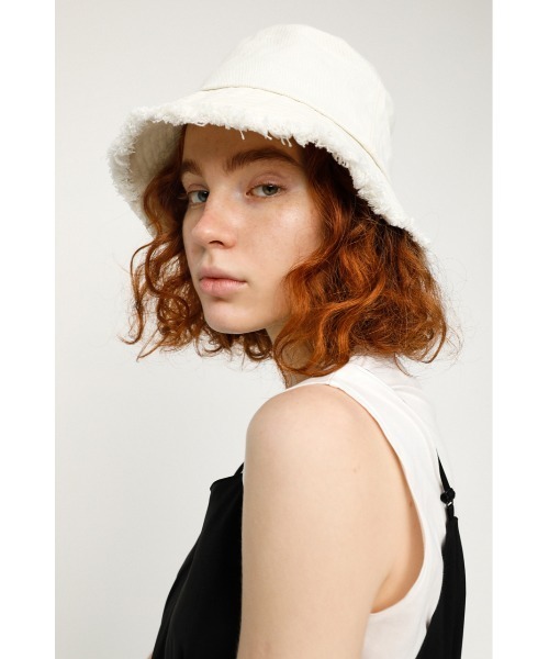 SLY(スライ)の「WASHED BUCKET HAT バケット ハット(ハット・レディース・ライトピンク/アイボリー/ブラック・FREE)」の13枚目の写真