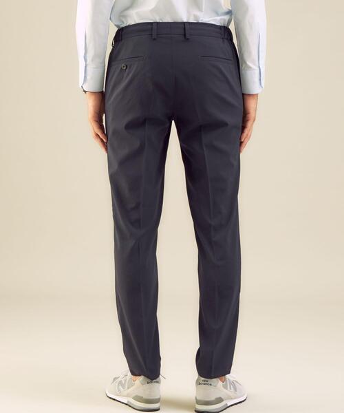 WORK TRIP OUTFITS GREEN LABEL RELAXING（ワークトリップアウトフィッツグリーンレーベル リラクシング）の「WTO ストレッチタフタ アンクルイージー パンツ -ウォッシャブル-（スラックス・メンズ・ネイビー/ベージュ・S/76/M/80/XL/88/L/84）」の5枚目の写真
