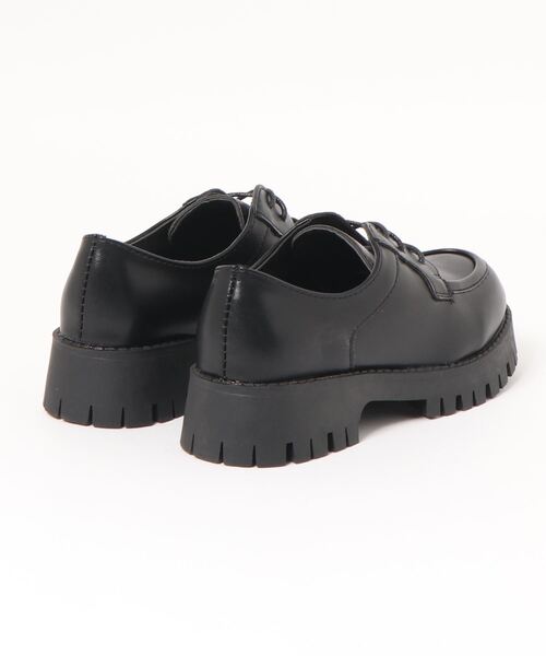 SVEC(シュベック)の「チャンキーソール レースアップ ドレスシューズ(ドレスシューズ・レディース・ブラック系その他/ブラック・38/36/37/35/39)」の3枚目の写真