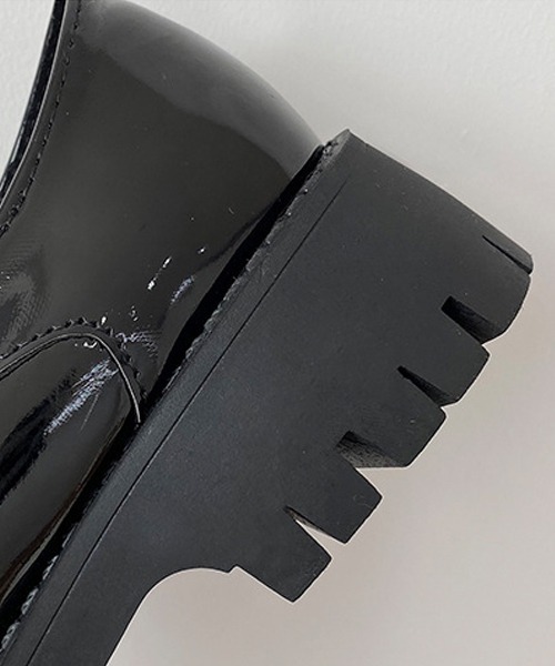 SVEC(シュベック)の「チャンキーソール レースアップ ドレスシューズ(ドレスシューズ・レディース・ブラック系その他/ブラック・38/36/37/35/39)」の8枚目の写真