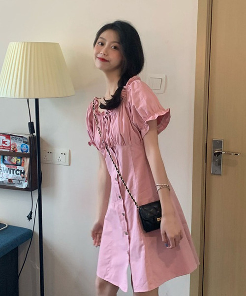 オフショルダー2wayワンピース