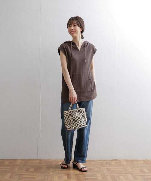 URBAN RESEARCH DOORS（アーバンリサーチドアーズ）の「デニムワイドパンツ（デニムパンツ・レディース・ワンウォッシュ/インディゴブルー・38/40/36）」の15枚目の写真