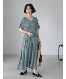 ティアードノースリーブワンピース