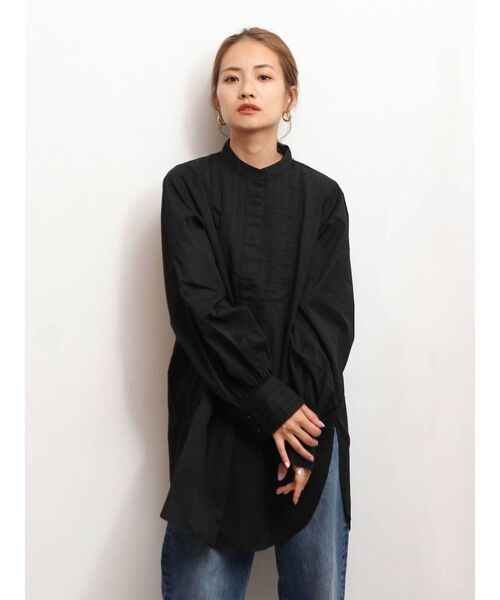 Ungrid（アングリッド）の「ボリュームスリーブドレスシャツ（シャツ/ブラウス・レディース・ブラウン/オフホワイト/ブラック・FREE）」の7枚目の写真