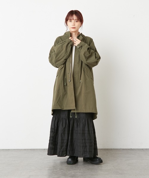 Omekashi（オメカシ）の「モッズコート（モッズコート・レディース・カーキ・FREE）」の5枚目の写真