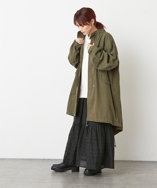 Omekashi（オメカシ）の「モッズコート（モッズコート・レディース・カーキ・FREE）」の6枚目の写真