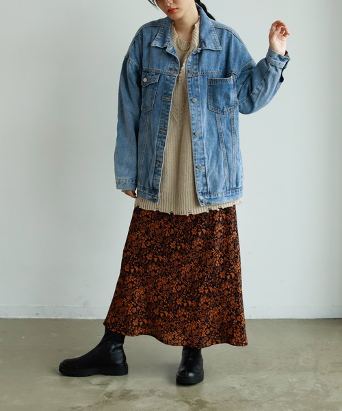 Birthday room（バースデイルーム）の「オーバーサイズデニムジャケット（デニムジャケット・レディース・ブルー・FREE）」の11枚目の写真